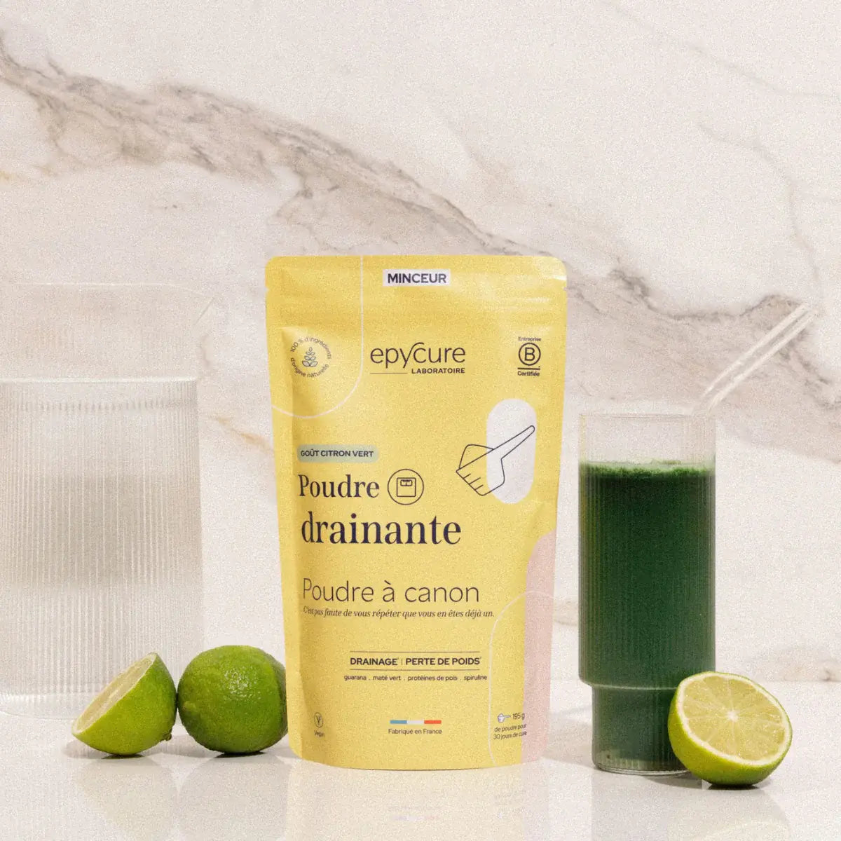 Poudre Drainante - Détox, Coupe Faim 100% Naturel Epycure