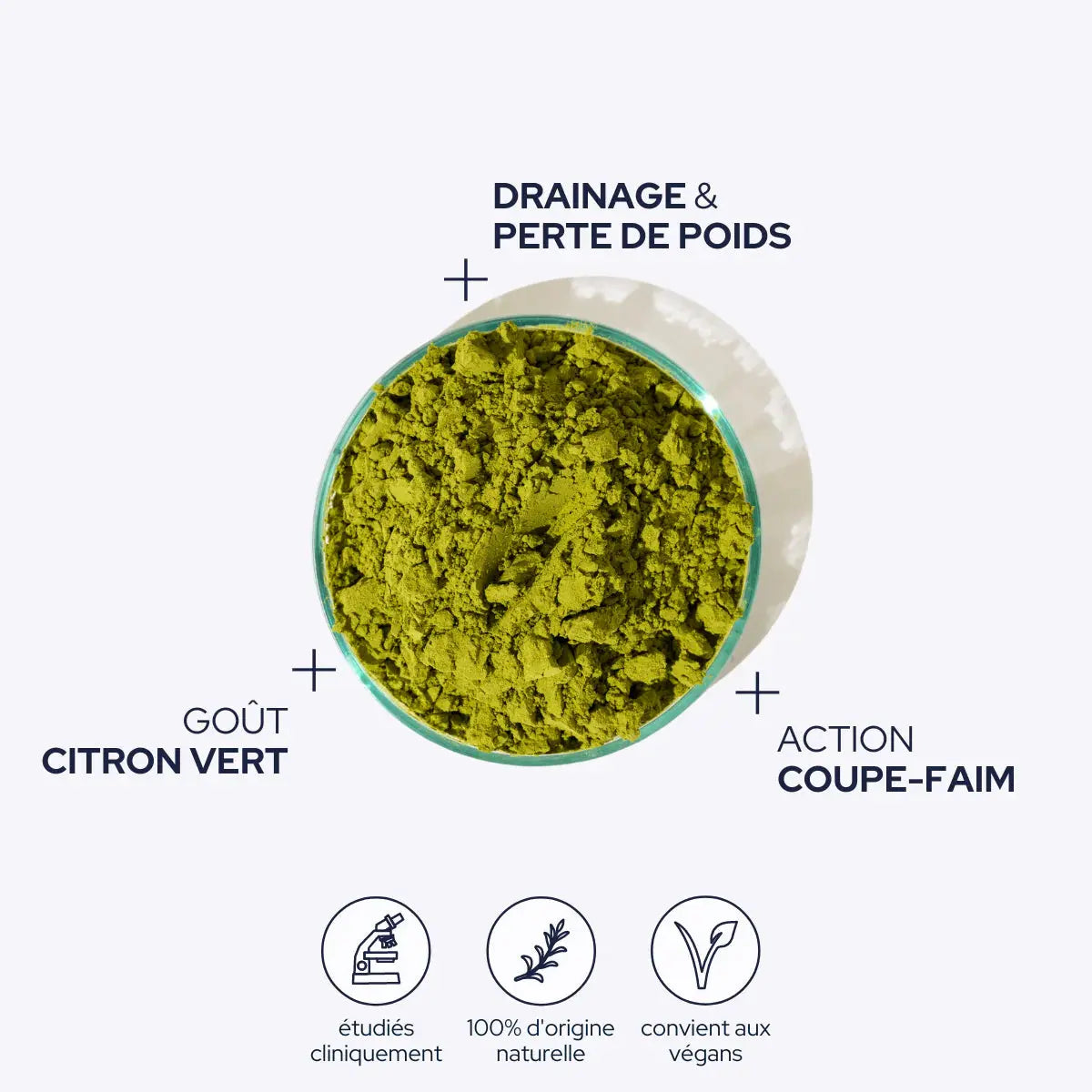 Poudre Drainante - Détox, Coupe Faim 100% Naturel Epycure